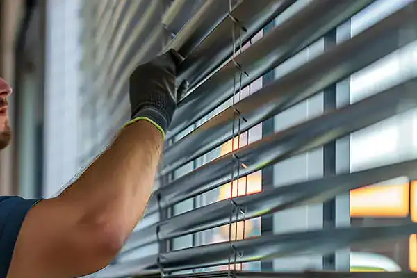 Técnico especializado na reparação de estores elétricos e substituição de persianas manuais ao domicílio.